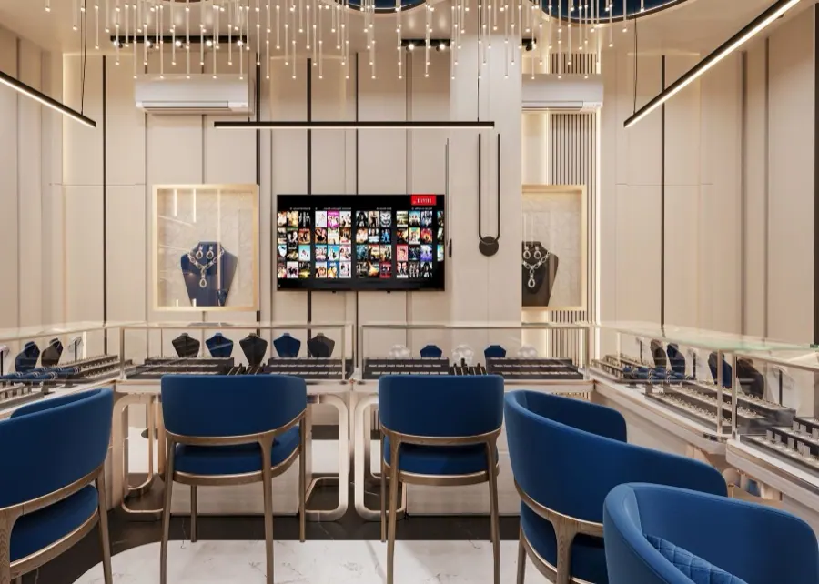 The accessories case — boutiques