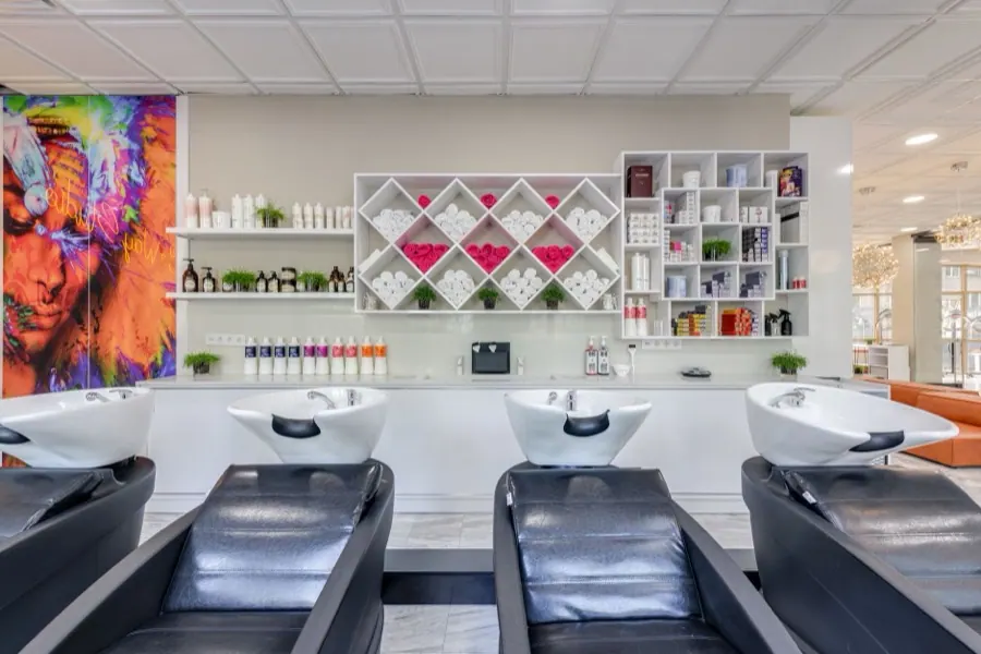 Inside the salon — salons