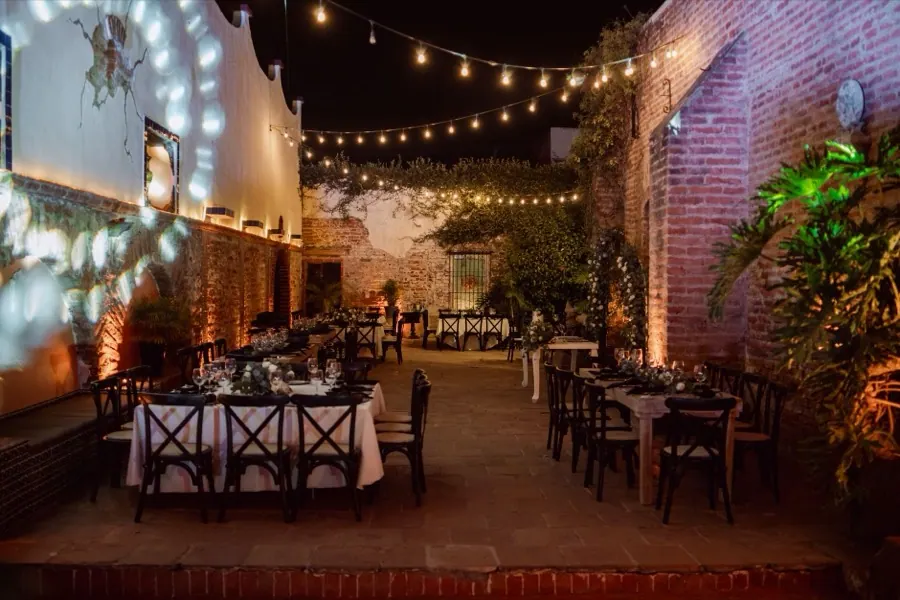 The venue, set up — weddings