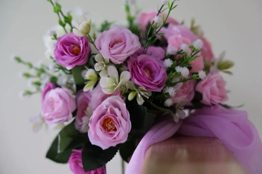 A bridal bouquet, garden style — weddings