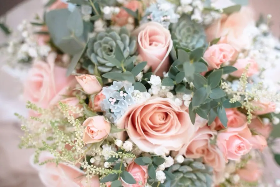 A bridal bouquet, garden style — weddings